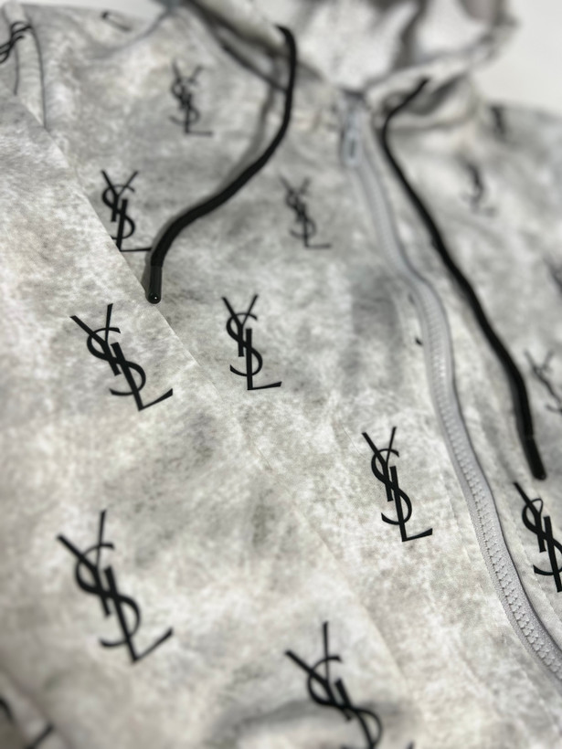 ست سویشرت و شلوار کلاهدار بچگانه طرح YSL
